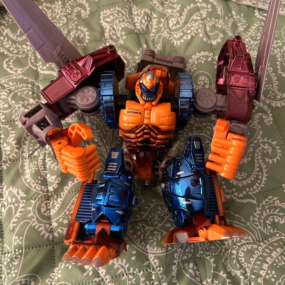 TRANSFORMERS Beast Wars Optimal Optimus Prime 1998 Superclass Transmetal